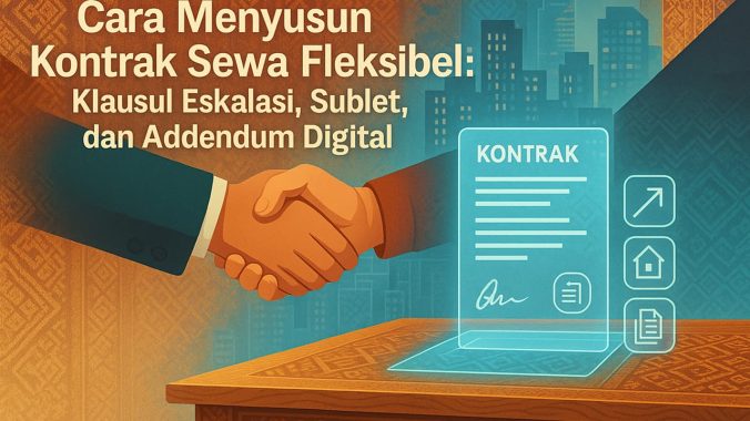 cara menyusun kontrak sewa