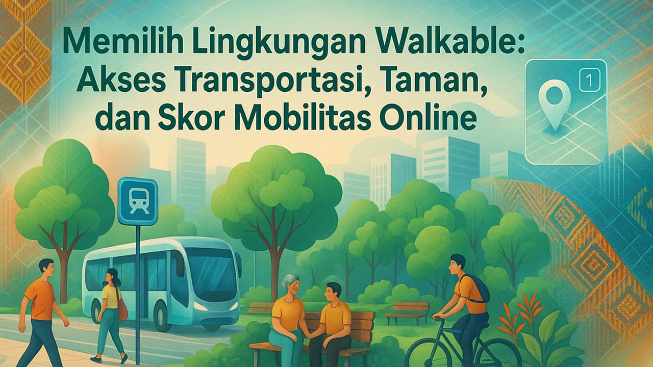 memilih lingkungan walkable
