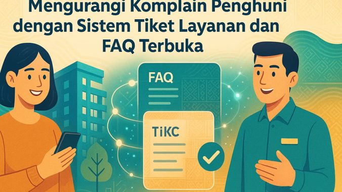 mengurangi komplain penghuni