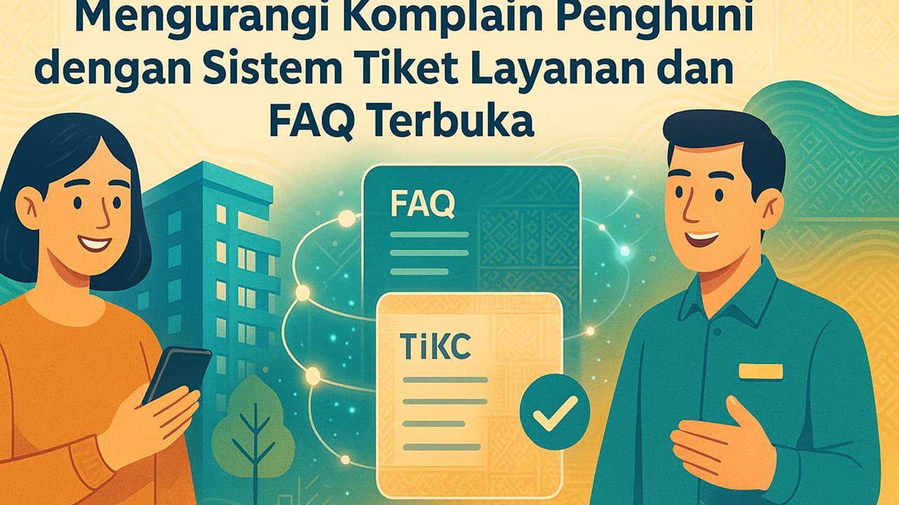 mengurangi komplain penghuni